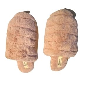 Madewell Fuzzy Slippers  Women Size 6M